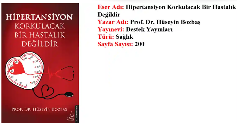 Hipertansiyon hakkında merak edilenler - Prof. Dr. Hüseyin Bozbaş!